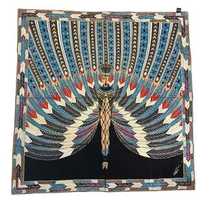 RARE Erté Scarf /Wrap Collectible Art Deco “The Nile” Vintage 1982 100% Silk